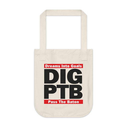 DIG PTB Organic Canvas Tote Bag
