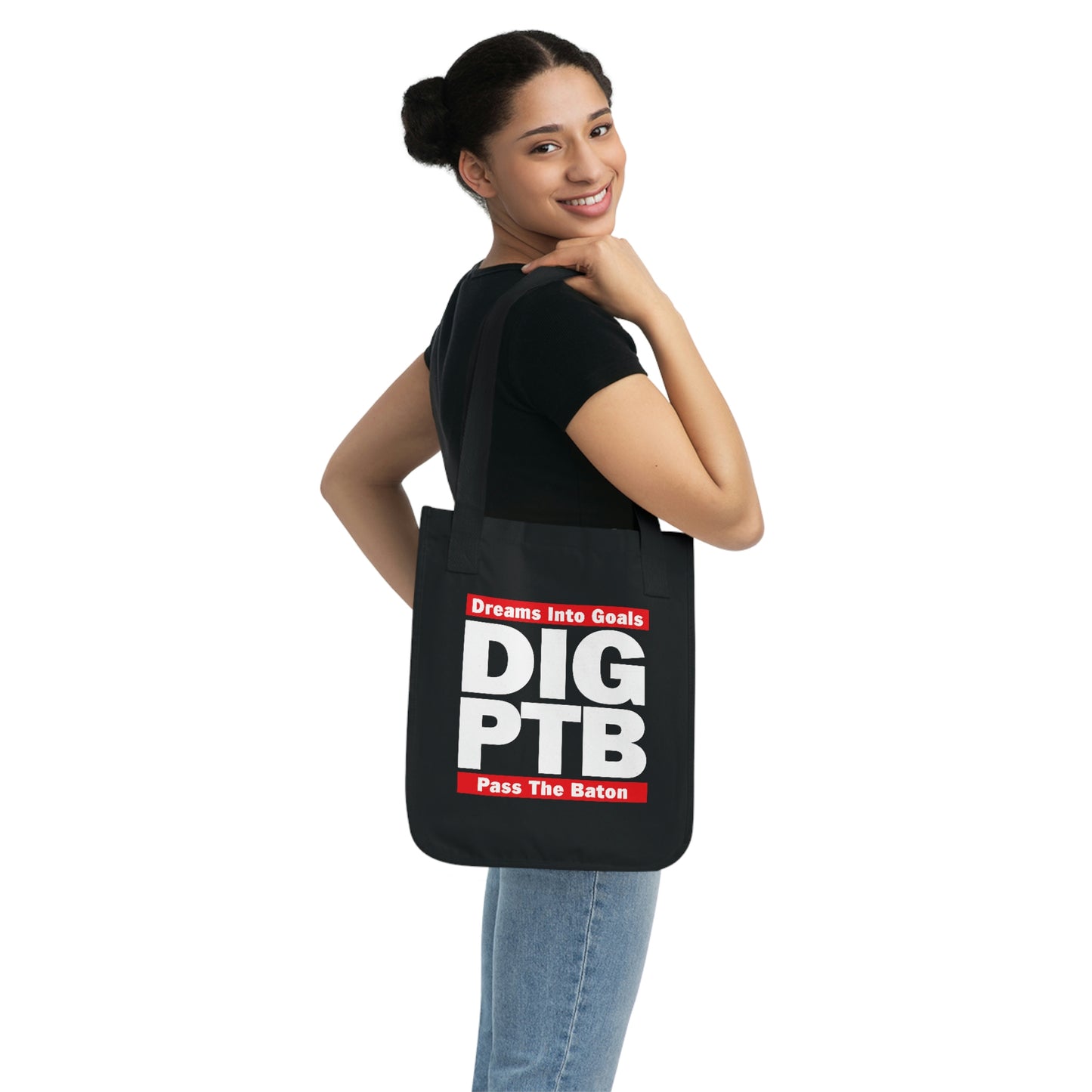 DIG PTB Organic Canvas Tote Bag