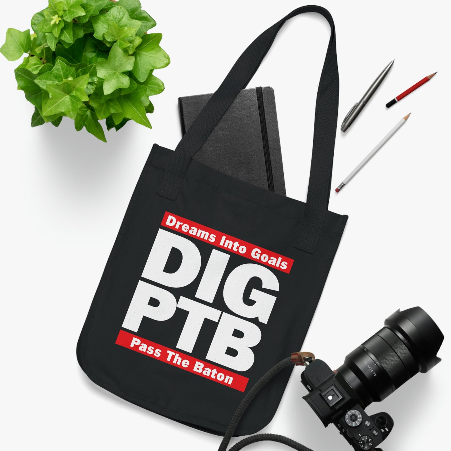 DIG PTB Organic Canvas Tote Bag