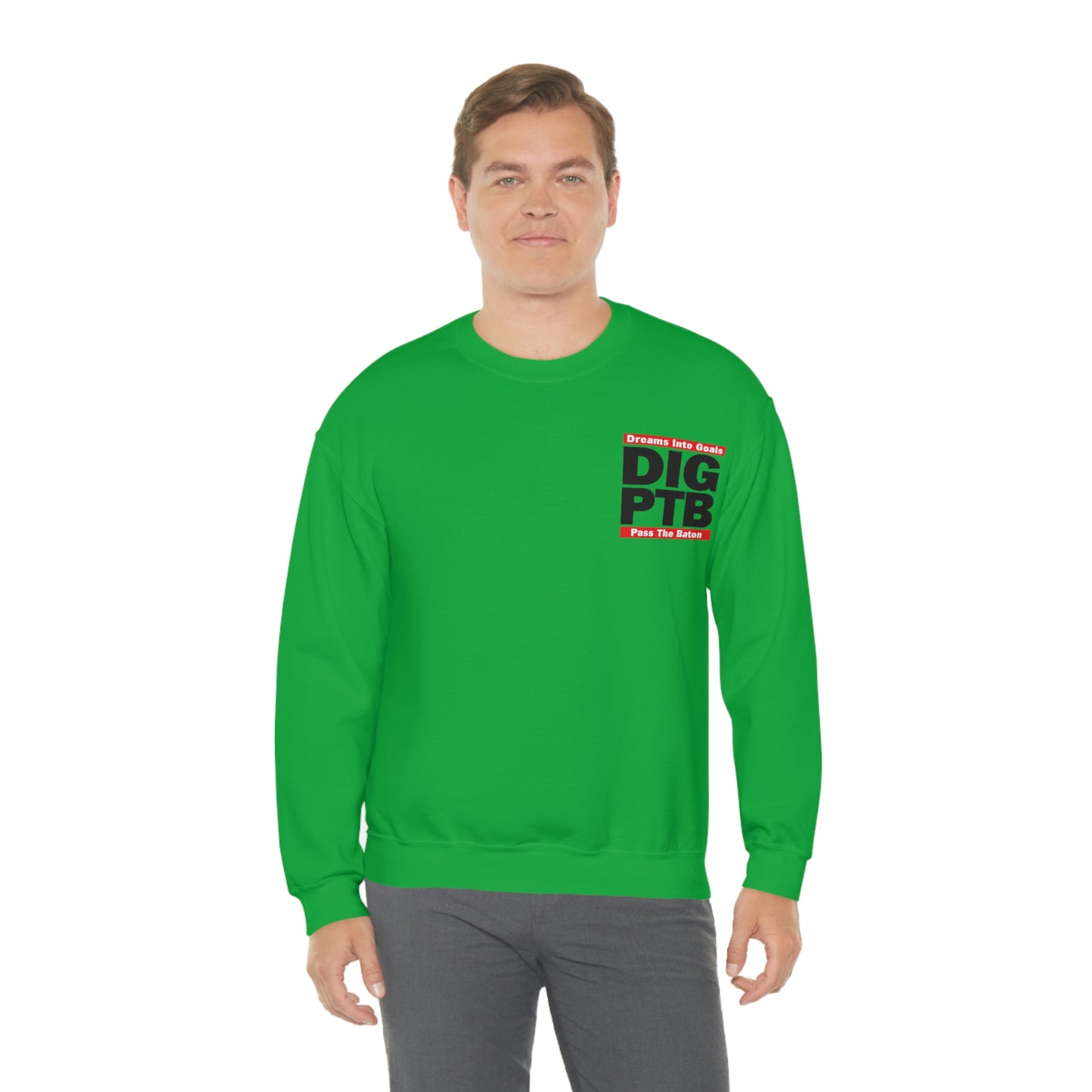 DIG PTB Unisex Heavy Blend™ Crewneck Sweatshirt (Front/Back Logo)