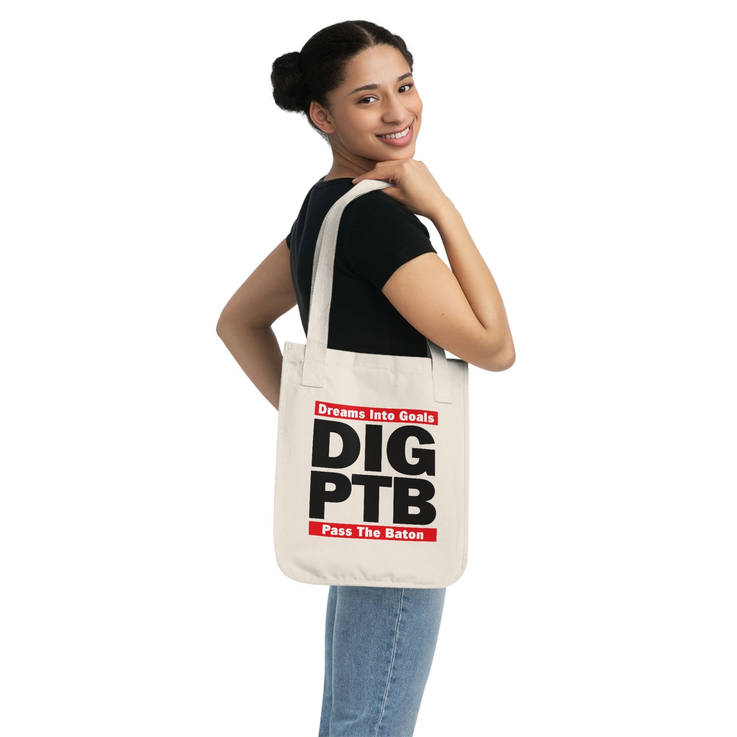 DIG PTB Organic Canvas Tote Bag