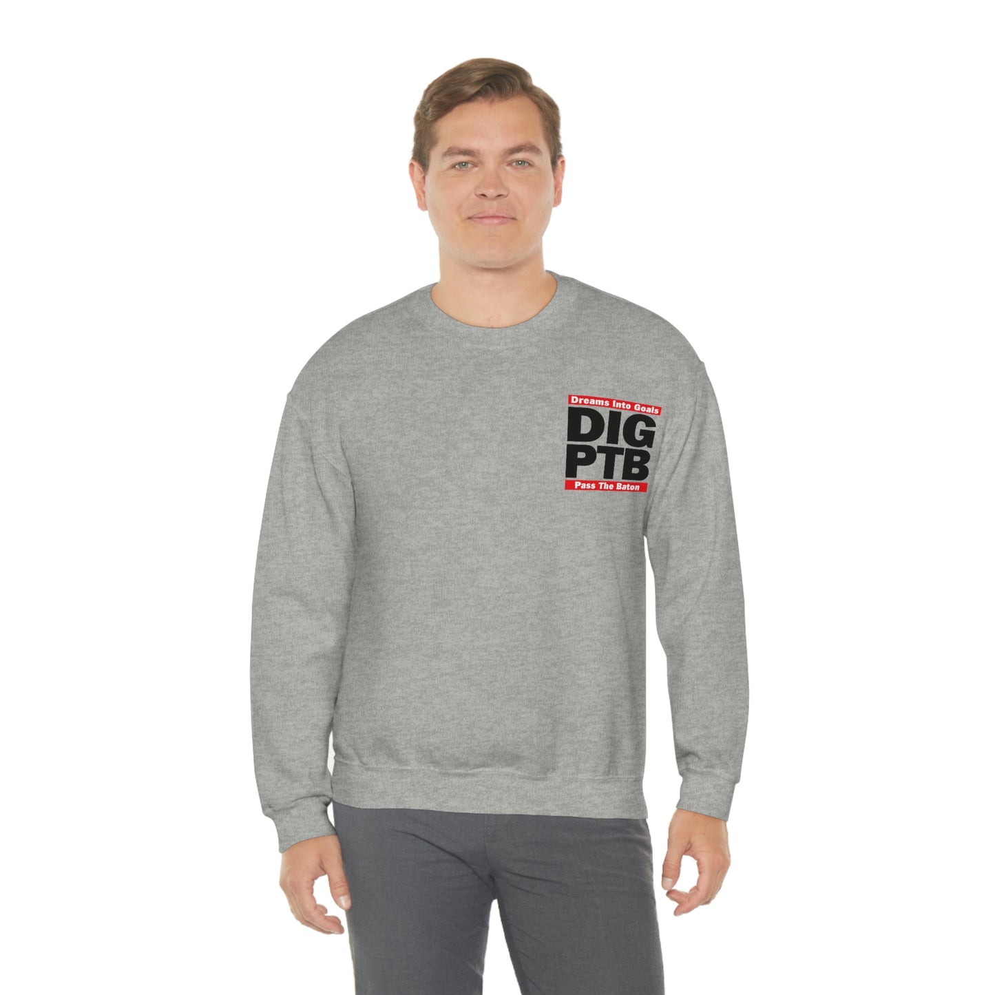 DIG PTB Unisex Heavy Blend™ Crewneck Sweatshirt (Front/Back Logo)